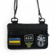 Youth Tactical Patch Shoulder Bag with 4 Pockets Black 716409 (No Patches)