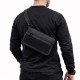 Youth Tactical Patch Shoulder Bag with 4 Pockets Black 716409 (No Patches)