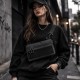 Youth Tactical Patch Shoulder Bag with 4 Pockets Black 716409 (No Patches)