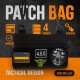 Youth Tactical Patch Shoulder Bag with 4 Pockets Black 716409 (No Patches)