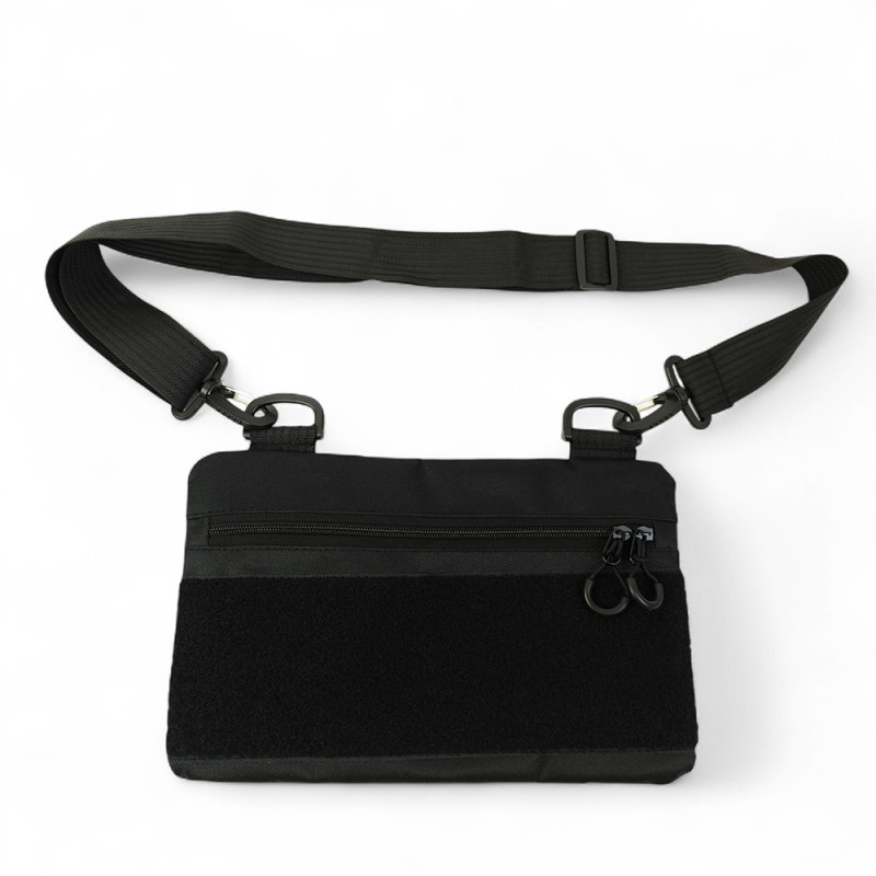 Youth Tactical Patch Shoulder Bag with 4 Pockets Black 716409 (No Patches)