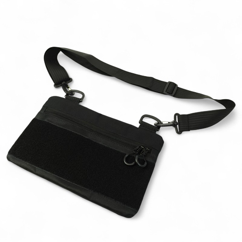 Youth Tactical Patch Shoulder Bag with 4 Pockets Black 716409 (No Patches)
