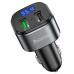 АЗП з FM-модулятором HOCO E67 Fighter QC3.0 car BT FM transmitter Black