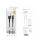 Кабель HOCO X30 Star Charging data cable for USB to Type-C Black