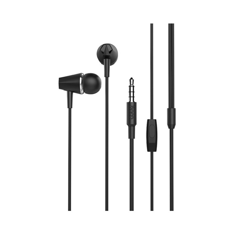 Навушники HOCO M34 Honor Music universal earphones з мікрофоном (3.5 мм mini-Jack) Чорні