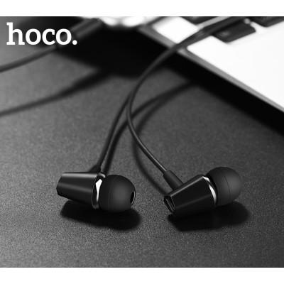 Наушники HOCO M34 Honor Music universal earphones с микрофоном (3.5 мм mini-Jack) Черные