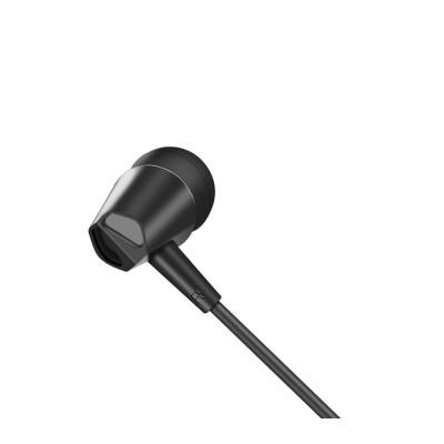 Наушники HOCO M34 Honor Music universal earphones с микрофоном (3.5 мм mini-Jack) Черные