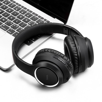 Навушники HOCO W28 Journey Wireless Headphones з мікрофоном Black