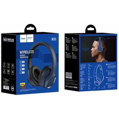 Наушники HOCO W28 Journey Wireless Headphones с микрофоном Синие