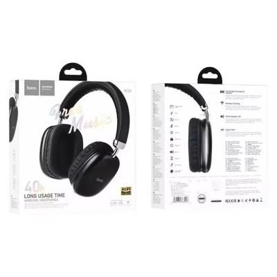 Навушники HOCO W35 Stereo Wireless Headphones з вбудованим мікрофоном 400 mAh Bluetooth 5.3, 40г, AUX, Micro-SD Чорні