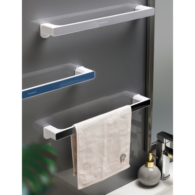 Держатель для полотенца Multifunctional Towel Rack Клейкий Пластиковый Серый