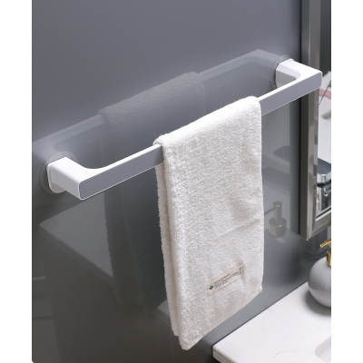 Держатель для полотенца Multifunctional Towel Rack Клейкий Пластиковый Серый