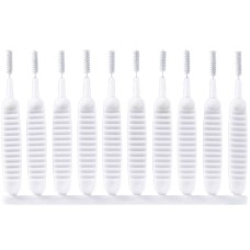 Набір міні-щіток (йоршиків) для чищення душової лійки 10 шт / уп Білий