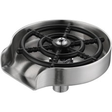 Рінсер (ополіскувач) для стаканів, чашок, бокалів Glass Rinser з нержавіючої сталі з шлангом і трійником