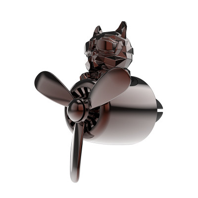 Ароматизатор Convex Dog French Bulldog Car Air Freshener Black + 2 сменных картриджа