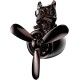 Ароматизатор Convex Dog French Bulldog Car Air Freshener Black + 2 змінних картриджа