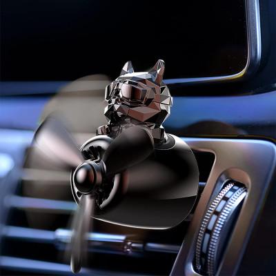 Ароматизатор Convex Dog French Bulldog Car Air Freshener Black + 2 змінних картриджа