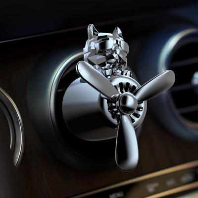 Ароматизатор Convex Dog French Bulldog Car Air Freshener Silver + 2 сменных картриджа