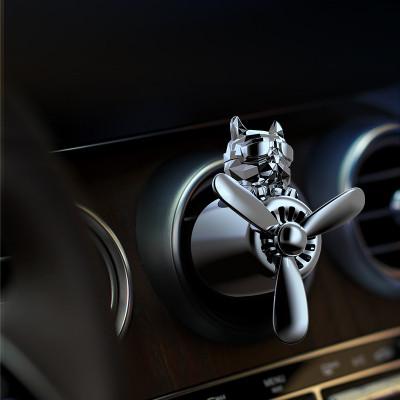 Ароматизатор Convex Dog French Bulldog Car Air Freshener Silver + 2 змінних картриджа