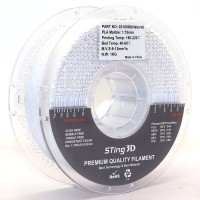 PLA пластик STing3D Marble 1.75 мм 1 кг Натуральний мармур для 3D принтера