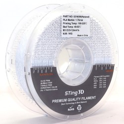 PLA пластик STing3D Marble 1.75 мм 1 кг Натуральний мармур для 3D принтера