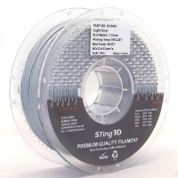 PLA Plastic STing3D Marble 1.75 mm 1 kg Light Grey Marble for 3D Printer