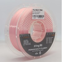 PLA Filament (пластик) для 3D принтера STing3D Silk 1кг, 1.75мм, Рожевий