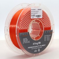 PLA Filament (пластик) для 3D принтера STing3D Silk 1кг, 1.75мм, Оранжевый