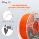 PLA Filament (пластик) для 3D принтера STing3D Silk 1кг, 1.75мм, Фиолетовый
