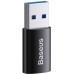 Адаптер Baseus Ingenuity Series Mini OTG Adaptor USB 3.1 to Type-C Black