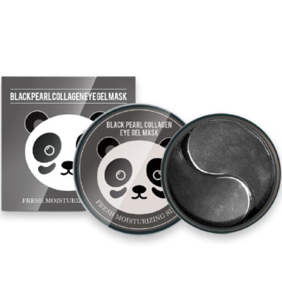 Гідрогелеві патчі SERSANLOVE Black Collagen Eye Gel Mask з екстрактом чорних перлів і колагеном 60 шт