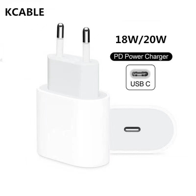 Мережевий зарядний пристрій Kcable USB-C блок живлення PD 20W Power Adapter для Apple iPhone/iPad