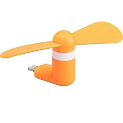 Вентилятор гнучкий Lightning для iPhone, iPad Оранжевий