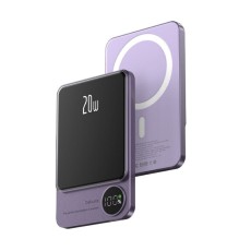 УМБ CYKE Q9 5000 mAh PD 20W MagSafe Wireless Powerbank Фиолетовый
