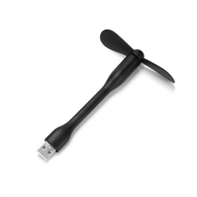 Вентилятор гнучкий USB Чорний для повербанків та ноутбуків