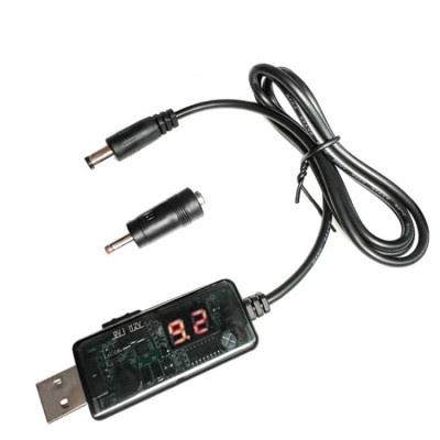 Кабель для роутера USB-перетворювач 5v на 9/12v