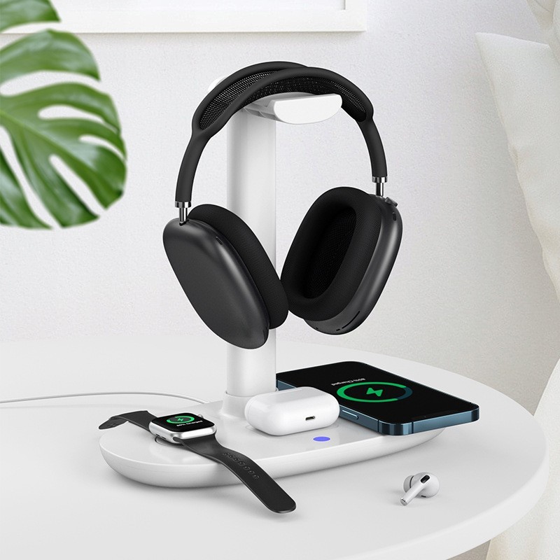 Бездротовий зарядний пристрій Vineedx Headphone Stand Wireless Charger 15W