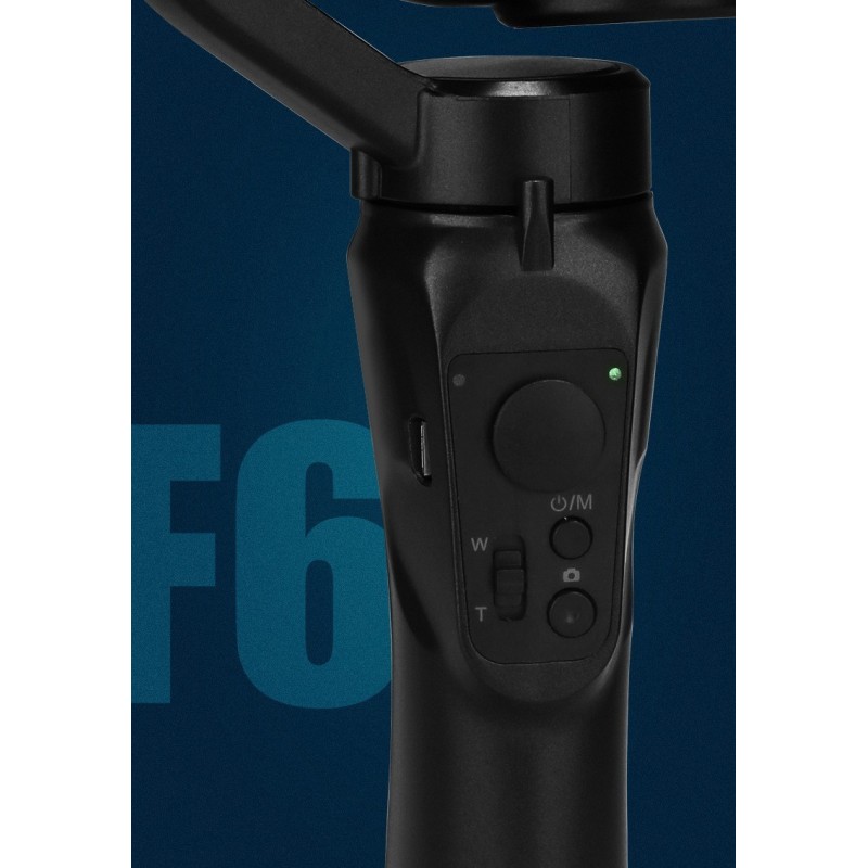 Стабілізатор ручний стедікам 3-х осьовий для телефону CYKE F6 Smartphone Handheld Gimbal Stabilizer Black