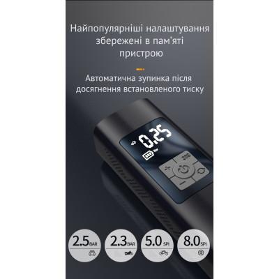 Автокомпрессор аккумуляторный Qidengshi F7102 60W 25л/мин 12V