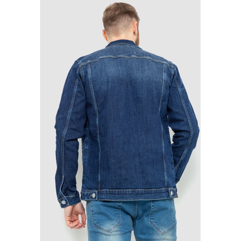 Джинсовая куртка мужская, цвет синий, 157R4605
