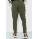 Спортивные мужские брюки тонкие стрейчевые, цвет хаки, 157R100