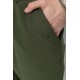 Спортивные мужские брюки тонкие стрейчевые, цвет хаки, 157R100