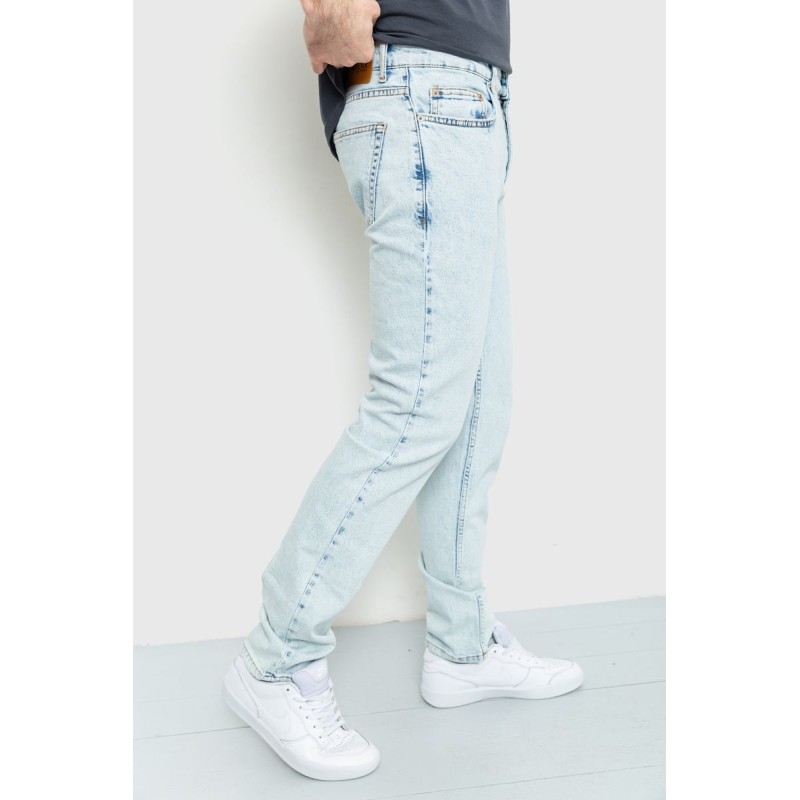 Джинси чоловічі Slim, колір блакитний, 157R37-21-001
