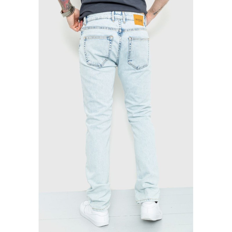 Джинси чоловічі Slim, колір блакитний, 157R37-21-001
