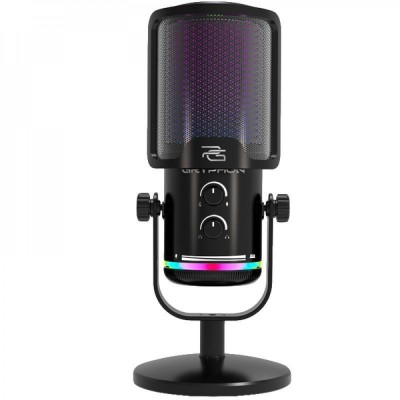 Игровой микрофон Proove Gaming Gryphon Black - конденсаторный USB микрофон для стримов Игровой микрофон Proove Gaming Gryphon Black - конденсаторный USB микрофон для стримов