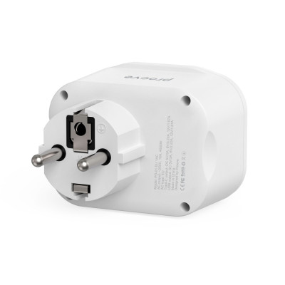 Багатофункціональна Розетка Proove Multifunctional Socket PD-01 EU 1AC (1 Type-C 20W + 2 USB) white