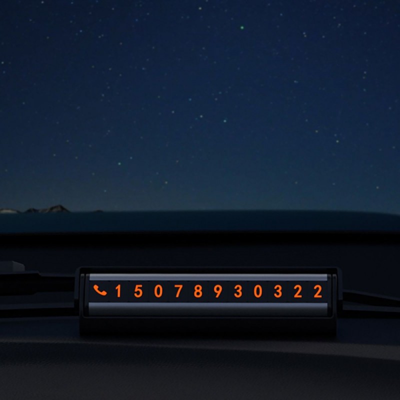 Парковочная карта Proove Twins Parking Number Plate black