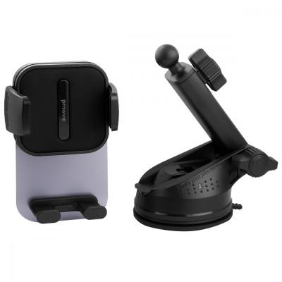 Автомобильный держатель Proove Crystal Clamp Suction Type Car Mount black