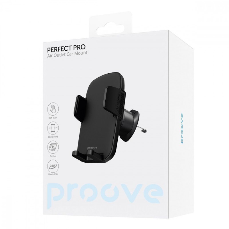 Автомобільний тримач Proove Perfect Pro Air Outlet Car Mount black