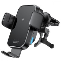 Автомобільний тримач з Бездротовим ЗП Proove Triple Clamp 15W black